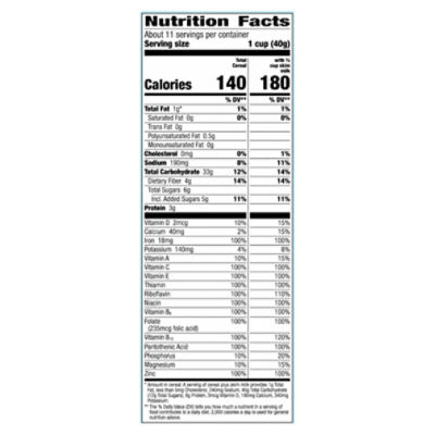 General Mills Total Crunchy Whole Grain Wheat Flakes, 1 lb