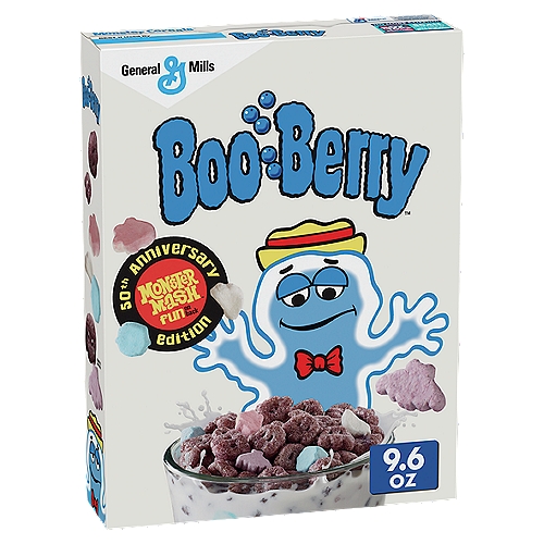 General Mills Boo Berry Monster Mash Cereals with Monster Marshmallows, 9.6 oz
