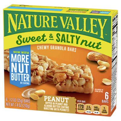 Sweet And Salty Peanut Butter Granola Bars (Nature Valley Copycat) -  Scrummy Lane