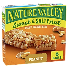 NATURE VALLEY Sweet & Salty Nut Peanut Chewy Granola Bars, 1.2 oz, 6 count