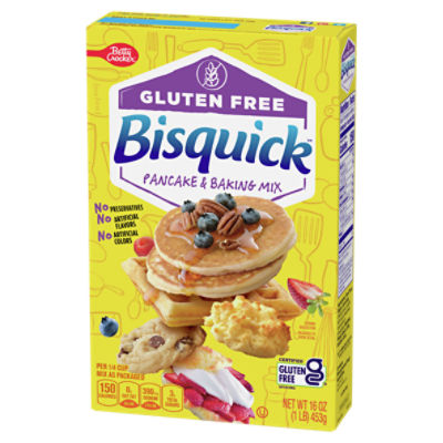 Betty Crocker Bisquick Gluten Free Pancake & Baking Mix, 16 oz