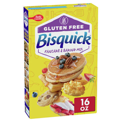 Betty Crocker Bisquick Gluten Free Pancake & Baking Mix, 16 oz, 16 Ounce