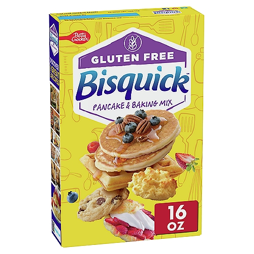 Betty Crocker Bisquick Gluten Free Pancake & Baking Mix, 16 oz