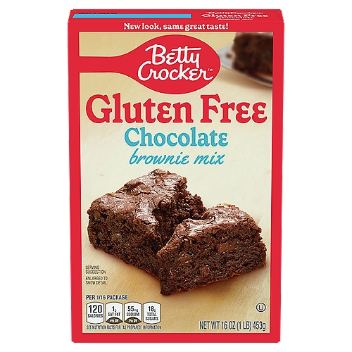 Betty Crocker Gluten Free Chocolate Brownie Mix, 16 oz