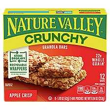 Nature Valley Crunchy Apple Crisp, Granola Bars, 8.9 Ounce