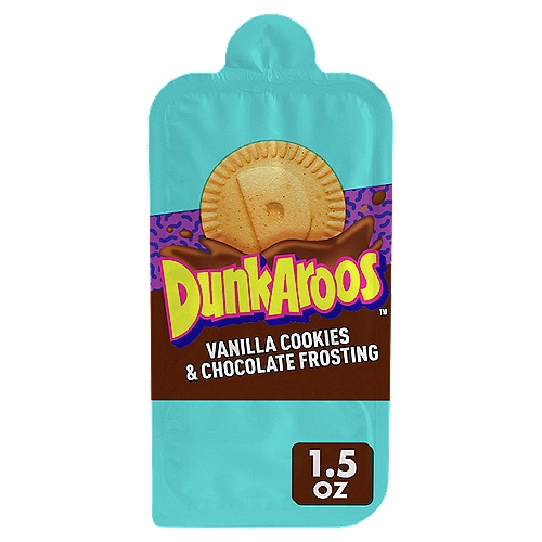 DunkAroos Vanilla Cookies & Chocolate Frosting, 1.5 oz