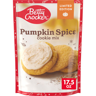 Betty Crocker Pumpkin Spice Cookie Mix Limited Edition, 17.5 oz