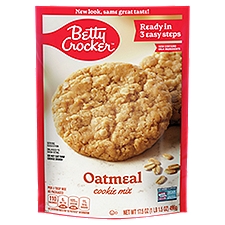 Betty Crocker Oatmeal, Cookie Mix, 17.5 Ounce
