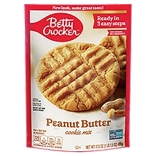 Betty Crocker Peanut Butter, Cookie Mix, 17.5 Ounce