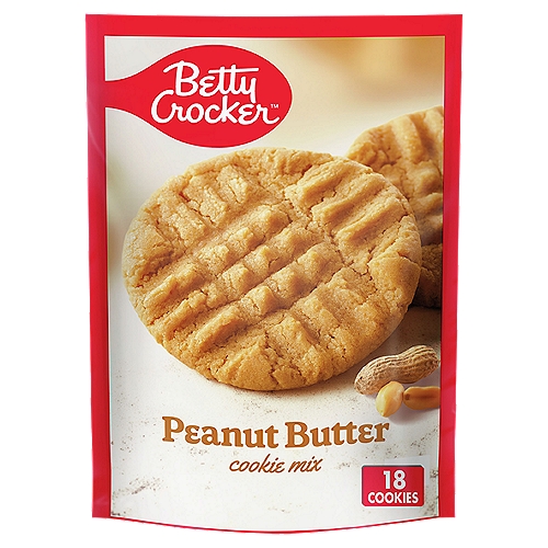 Betty Crocker Peanut Butter Cookie Mix, 17.5 oz
