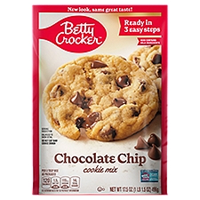 Betty Crocker Cookie Mix Chocolate Chip, 17.5 Ounce