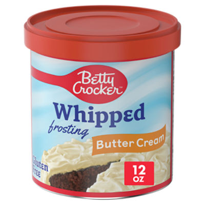 Betty Crocker Butter Cream Whipped Frosting, 12 oz, 12 Ounce