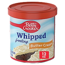 Betty Crocker Butter Cream Whipped Frosting, 12 oz