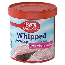 Betty Crocker Strawberry Mist Whipped, Frosting, 12 Ounce