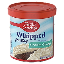 Betty Crocker Whipped Cream Cheese Frosting, 12 Ounce