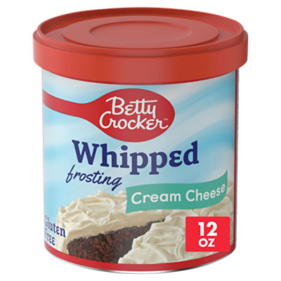 Betty Crocker Cream Cheese Whipped Frosting, 12 oz, 12 Ounce