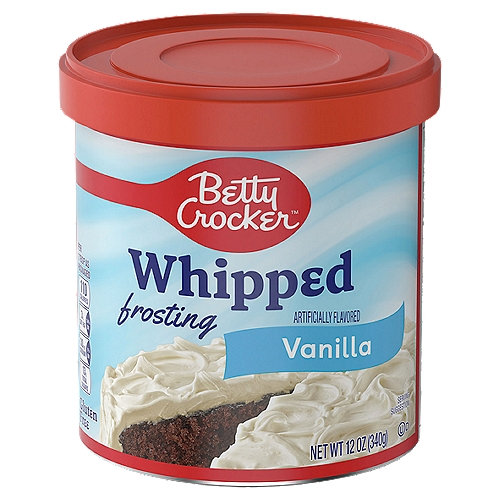 Betty Crocker Vanilla Whipped Frosting, 12 oz
