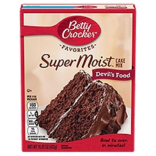 Betty Crocker Super Moist Favorites Devil's Food Cake Mix, 15.25 oz