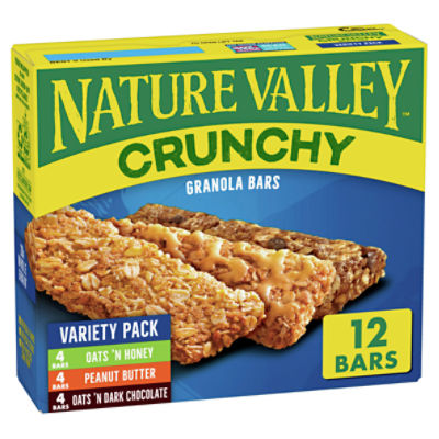 Nature Valley Crunchy Granola Bars Variety Pack, 1.49 oz, 6 count
