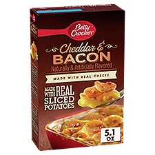 Betty Crocker Cheddar & Bacon Sliced Potatoes, 5.1 oz, 5.1 Ounce