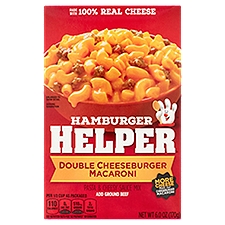 Hamburger Helper Double Cheeseburger Macaroni Pasta, 6.0 oz
