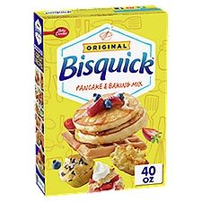 Betty Crocker Bisquick Original Pancake & Baking Mix, 40 oz, 40 Ounce