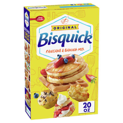 Betty Crocker Bisquick Original Pancake & Baking Mix, 20 oz, 20 Ounce