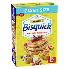 Betty Crocker Bisquick Original Pancake & Baking Mix Giant Size, 96 oz, 96 Ounce