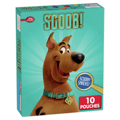 Betty Crocker Scoob! Assorted Fruit Flavored Snacks, 0.8 oz, 10 count