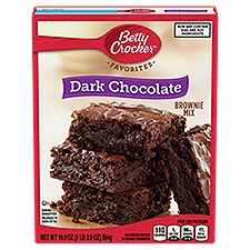Betty Crocker Brownie Mix, Dark Chocolate, 19.9 Ounce