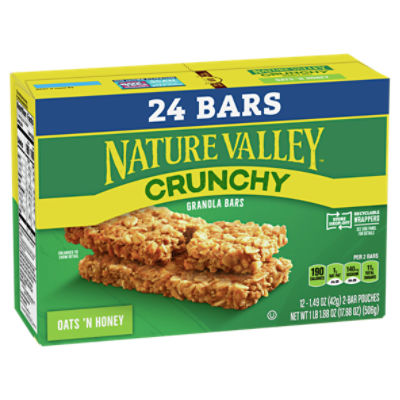 Nature Valley Oats N Honey Crunchy Granola Bars