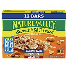 Nature Valley Sweet & Salty Nut Peanut and Almond, Granola Bars, 14.8 Ounce
