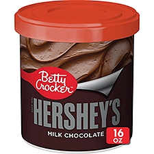 Betty Crocker Hershey's Milk Chocolate Premium Frosting, 16 oz, 16 Ounce