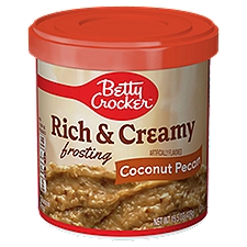 Betty Crocker Rich & Creamy Coconut Pecan Frosting, 15.5 oz