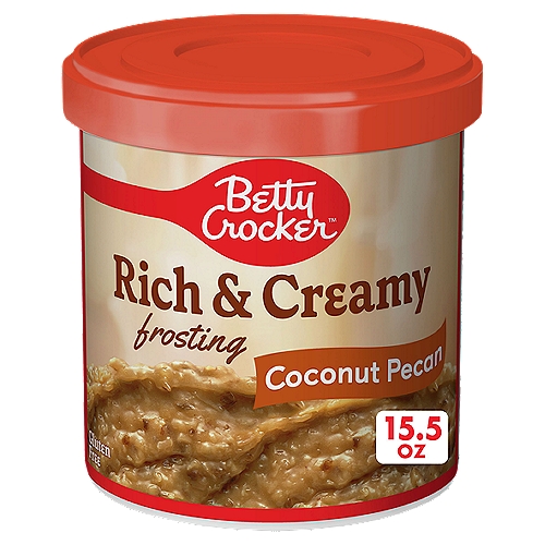 Betty Crocker Rich & Creamy Coconut Pecan Frosting, 15.5 oz