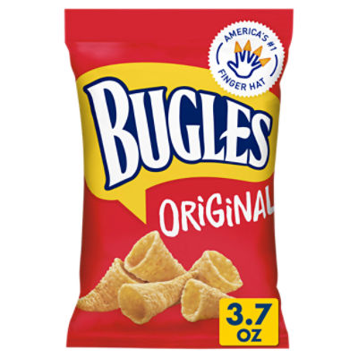 Bugles Original Flavor Crispy Corn Snacks, 3.7 oz