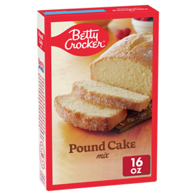 Betty Crocker Pound Cake Mix, 16 oz, 16 Ounce