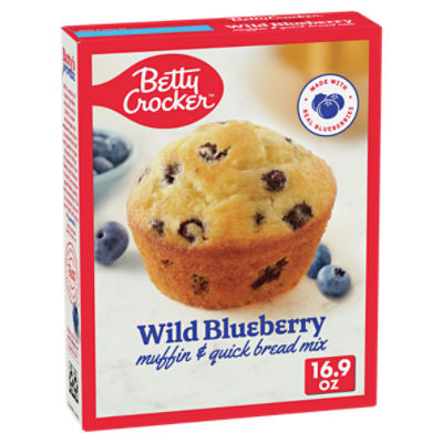 Betty Crocker Wild Blueberry Muffin & Quick Bread Mix, 16.9 oz ShopRite