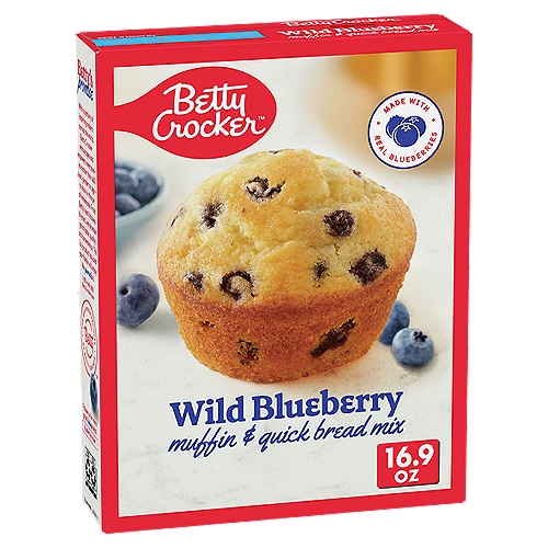 Betty Crocker Wild Blueberry Muffin & Quick Bread Mix, 16.9 oz