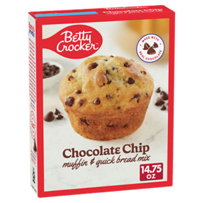 Betty Crocker Chocolate Chip Muffin & Quick Bread Mix, 14.75 oz ShopRite