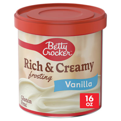 Betty Crocker Rich & Creamy Vanilla Frosting, 16 oz