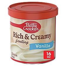 Betty Crocker Rich & Creamy Vanilla Frosting, 16 oz