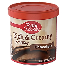 Betty Crocker Rich & Creamy Chocolate, Frosting, 16 Ounce
