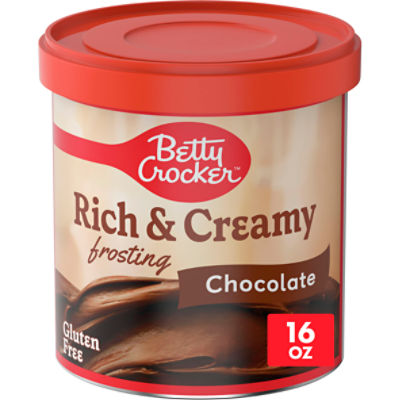 Betty Crocker Rich & Creamy Chocolate Frosting, 16 oz, 16 Ounce