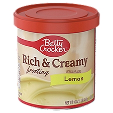 Betty Crocker Rich & Creamy Lemon, Frosting, 16 Ounce