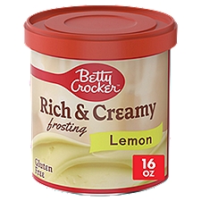 Betty Crocker Rich & Creamy Lemon Frosting, 16 oz, 16 Ounce