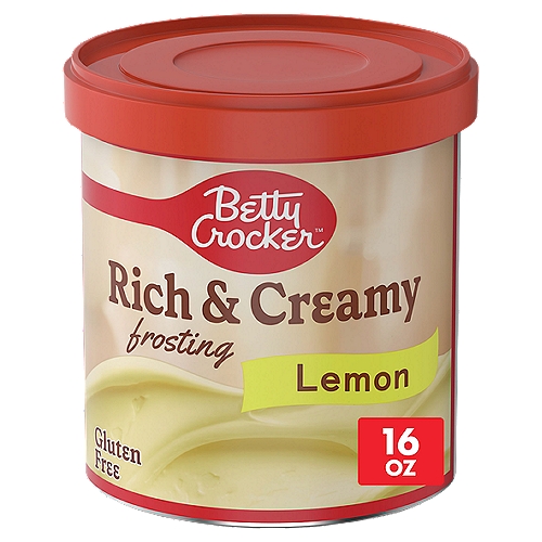 Betty Crocker Rich & Creamy Lemon Frosting, 16 oz