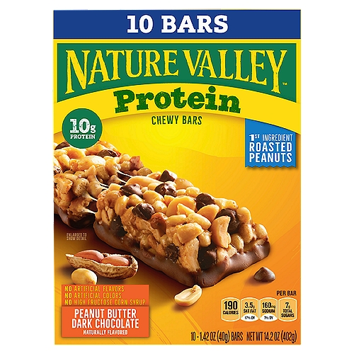 Nature Valley Protein Peanut Butter Dark Chocolate Chewy Bars