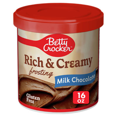 Betty Crocker Rich & Creamy Milk Chocolate Frosting, 16 oz, 16 Ounce