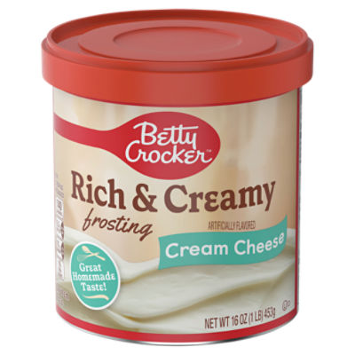 Betty Crocker Rich & Creamy Cream Cheese Frosting, 16 oz